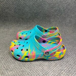 Crocs Tie Dye Classic Clogs Size 6 Women’s